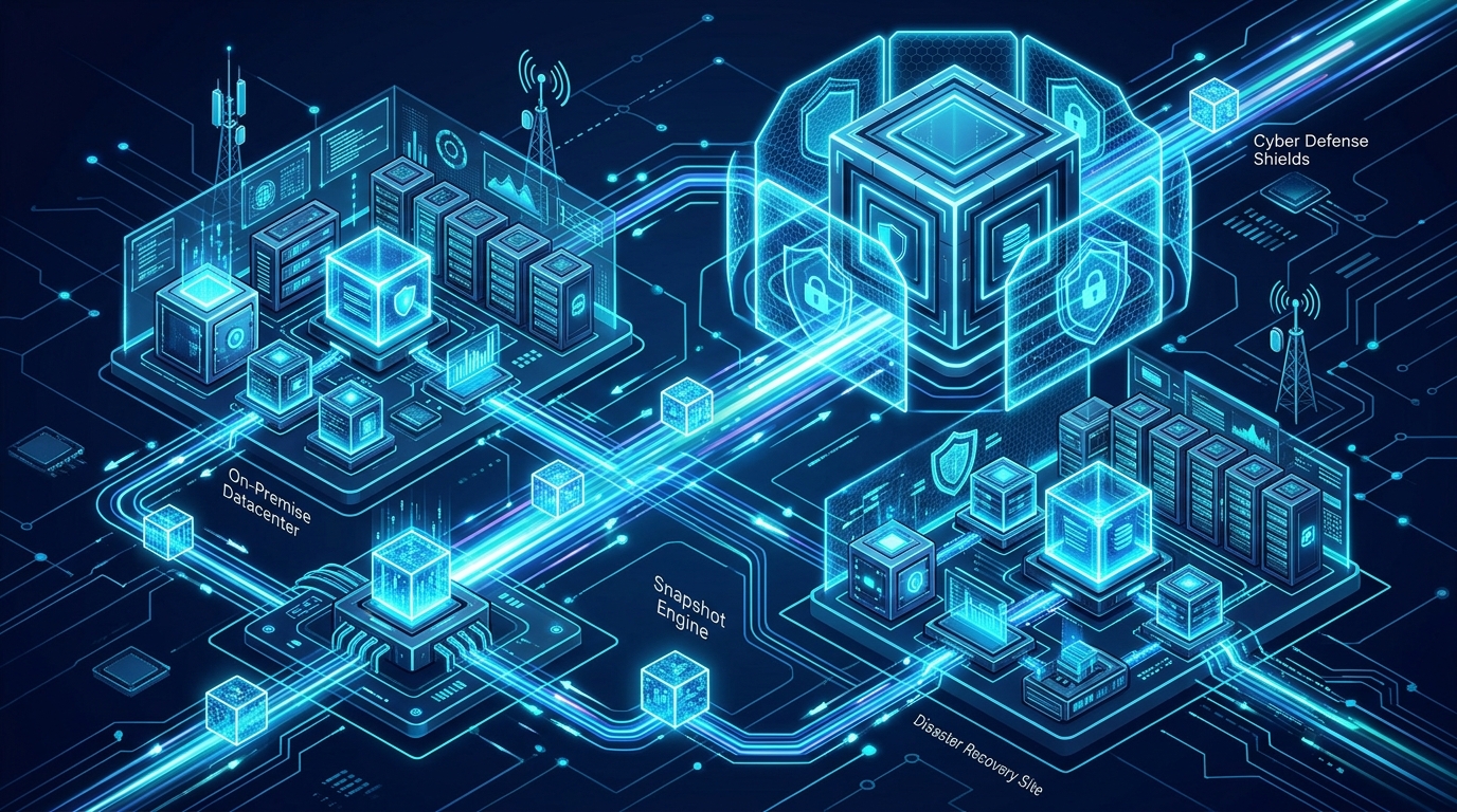 Acronis Cloud Backup Architecture Diagram