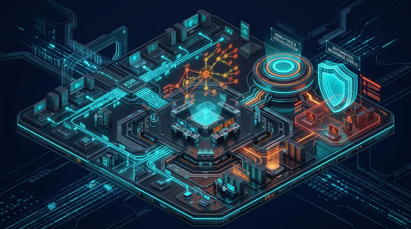 Acronis EDR & XDR Architecture Diagram